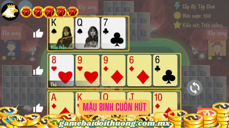 Mậu Binh XUVIP là lựa chọn hàng đầu để anh em tỏa sáng